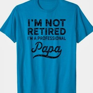 738. Mens “I’m not retired I’m a professional Papa” Basic T-Shirt